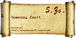 Somossy Zsolt névjegykártya